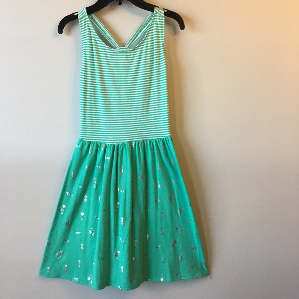 Gymboree summer Dress Girls size 14 Beach print